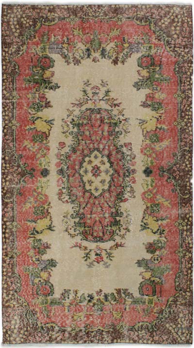 Vintage Turkish Hand-Knotted Rug - 3' 8" x 6' 6" (44" x 78")