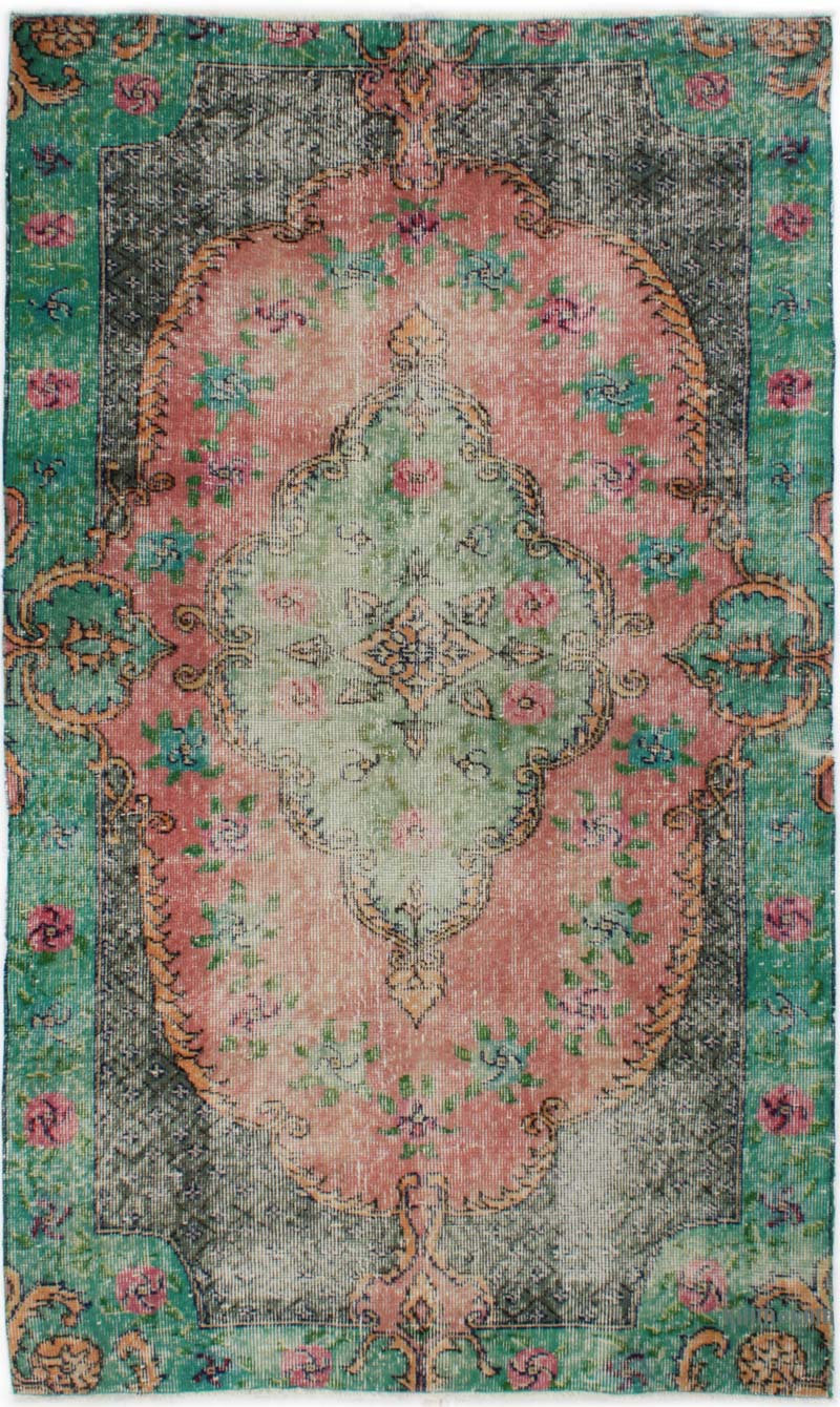 El Dokuma Vintage Halı - 111 cm x 187 cm - K0085639