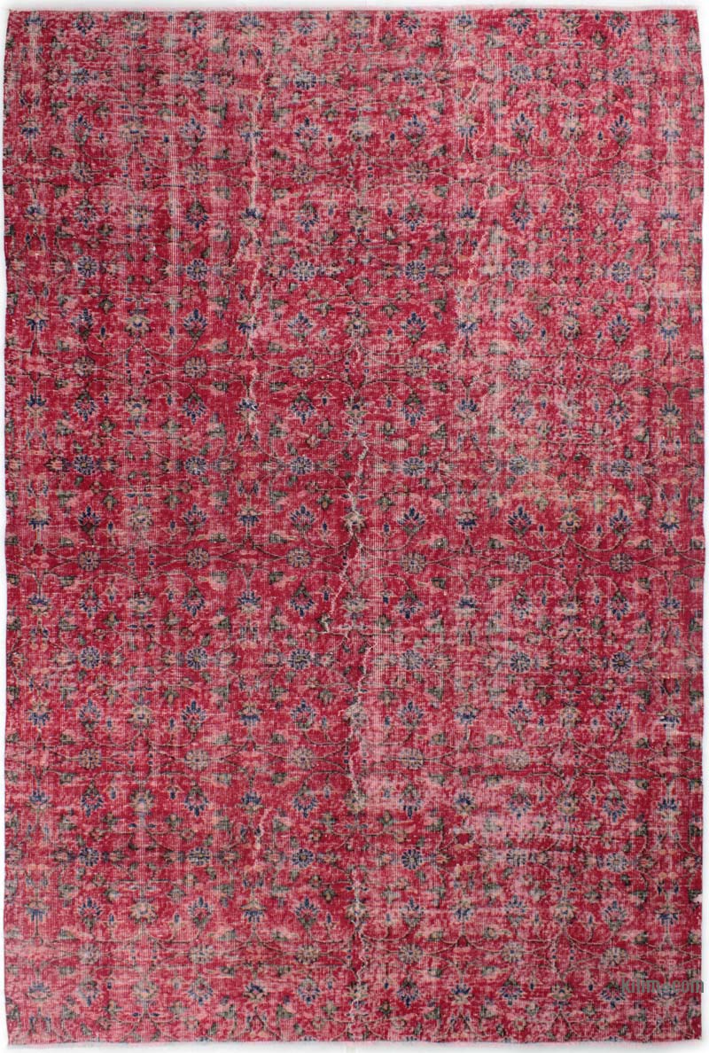 El Dokuma Vintage Halı - K0085641