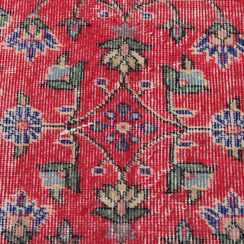 Alfombra Vintage Turca Anudada a Mano - 111 cm x 204 cm - K0085644