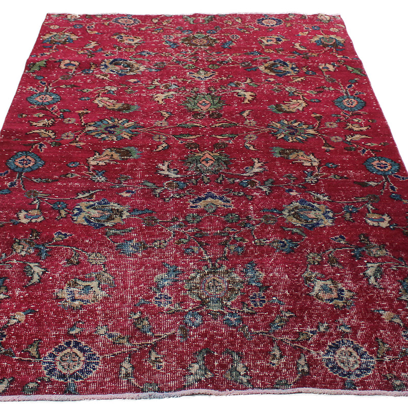 El Dokuma Vintage Halı - K0085645