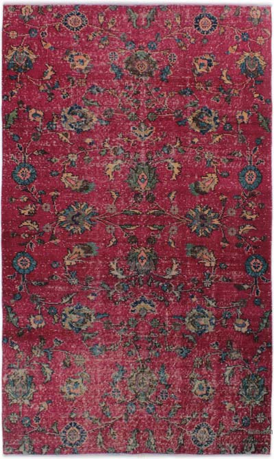 Vintage Turkish Hand-Knotted Rug - 4' 5" x 7' 5" (53" x 89")