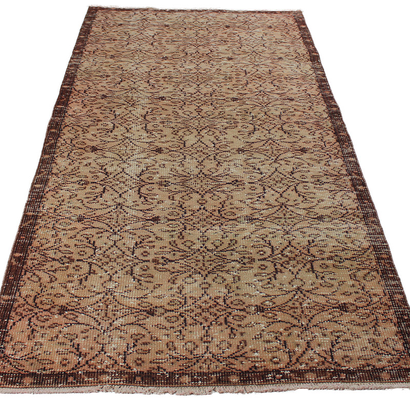 El Dokuma Vintage Halı - 115 cm x 230 cm - K0085647