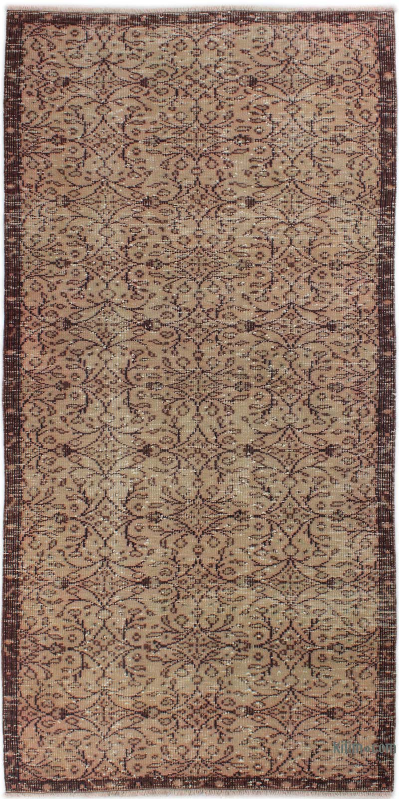 El Dokuma Vintage Halı - 115 cm x 230 cm - K0085647