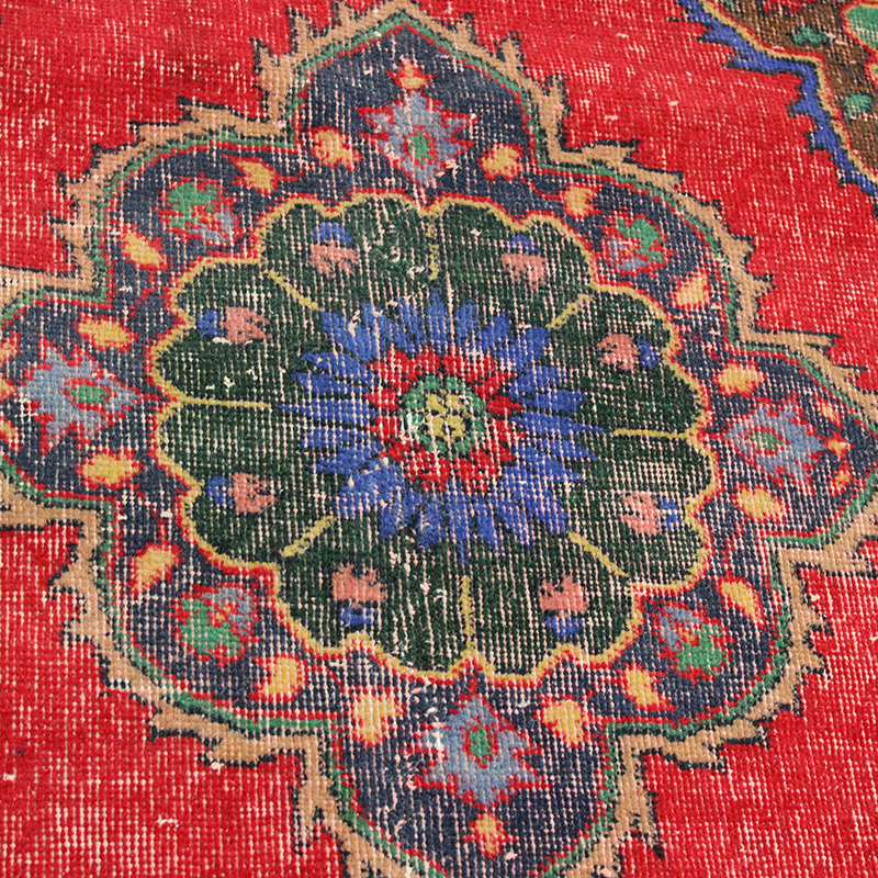 Vintage Turkish Hand-Knotted Rug - 4' 9" x 10' 4" (57" x 124") - K0085649