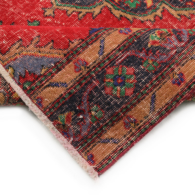Vintage Turkish Hand-Knotted Rug - 4' 9" x 10' 4" (57" x 124") - K0085649