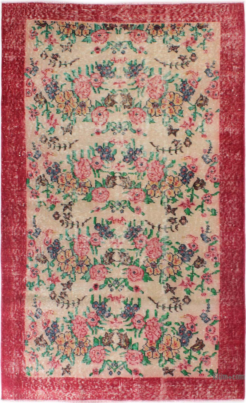 El Dokuma Vintage Halı - K0085650