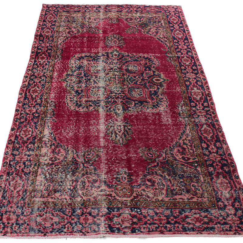 El Dokuma Vintage Halı - K0085651