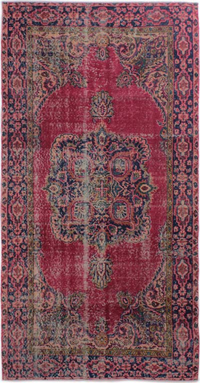 Vintage Turkish Hand-Knotted Rug - 3' 7" x 6' 11" (43" x 83")