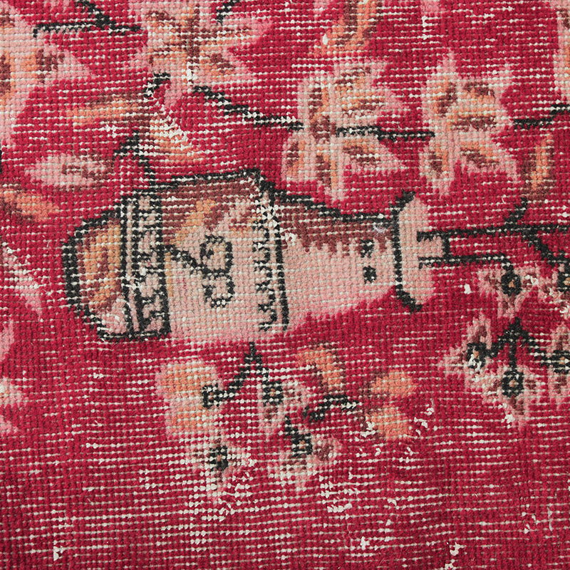 Alfombra Vintage Turca Anudada a Mano - K0085652