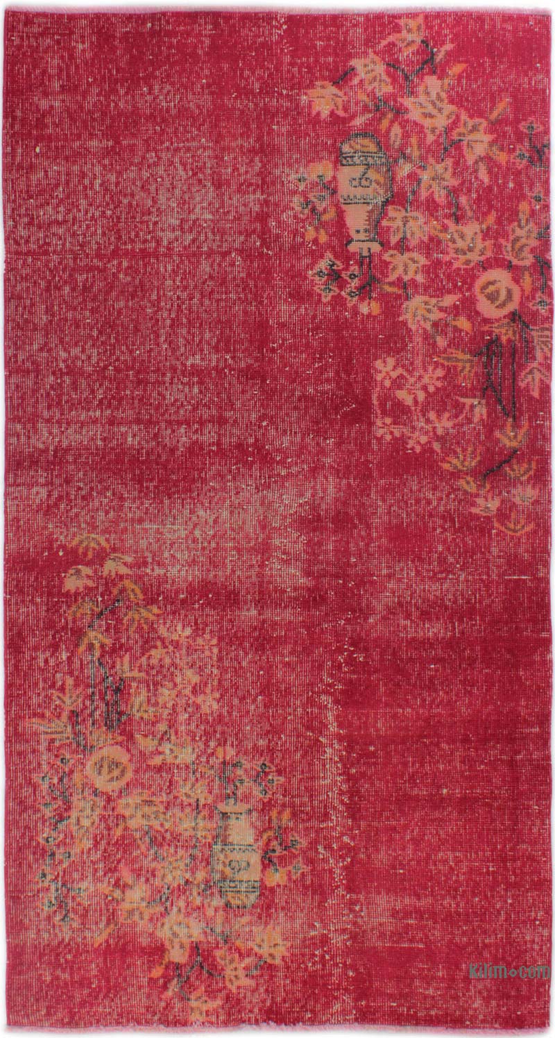 Alfombra Vintage Turca Anudada a Mano - K0085652