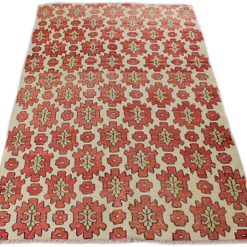Vintage Turkish Hand-Knotted Rug - 3' 6" x 6' 5" (42" x 77") - K0085653