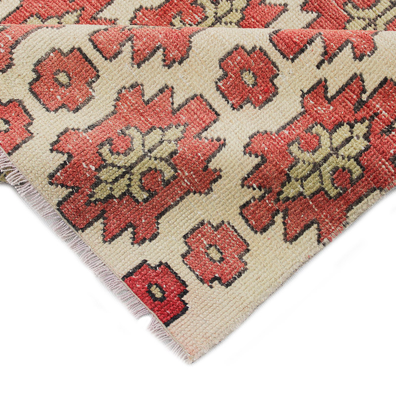Vintage Turkish Hand-Knotted Rug - 3' 6" x 6' 5" (42" x 77") - K0085653