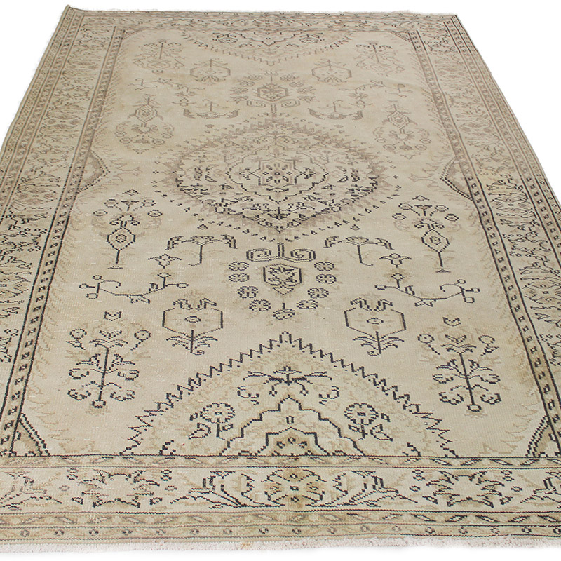 El Dokuma Vintage Halı - 192 cm x 288 cm - K0085656