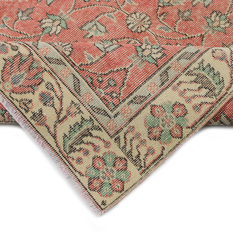 Vintage Turkish Hand-Knotted Rug - 5' 5" x 9' 5" (65" x 113") - K0085657