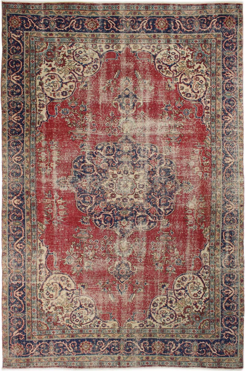 El Dokuma Vintage Halı - K0085660