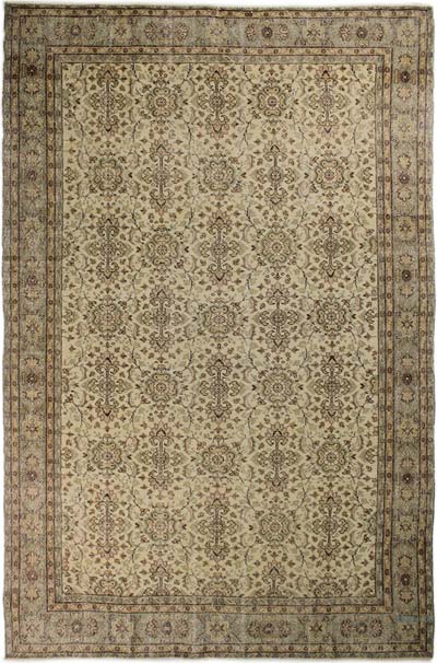 Vintage Turkish Hand-Knotted Rug - 6' 11" x 10' 8" (83" x 128")
