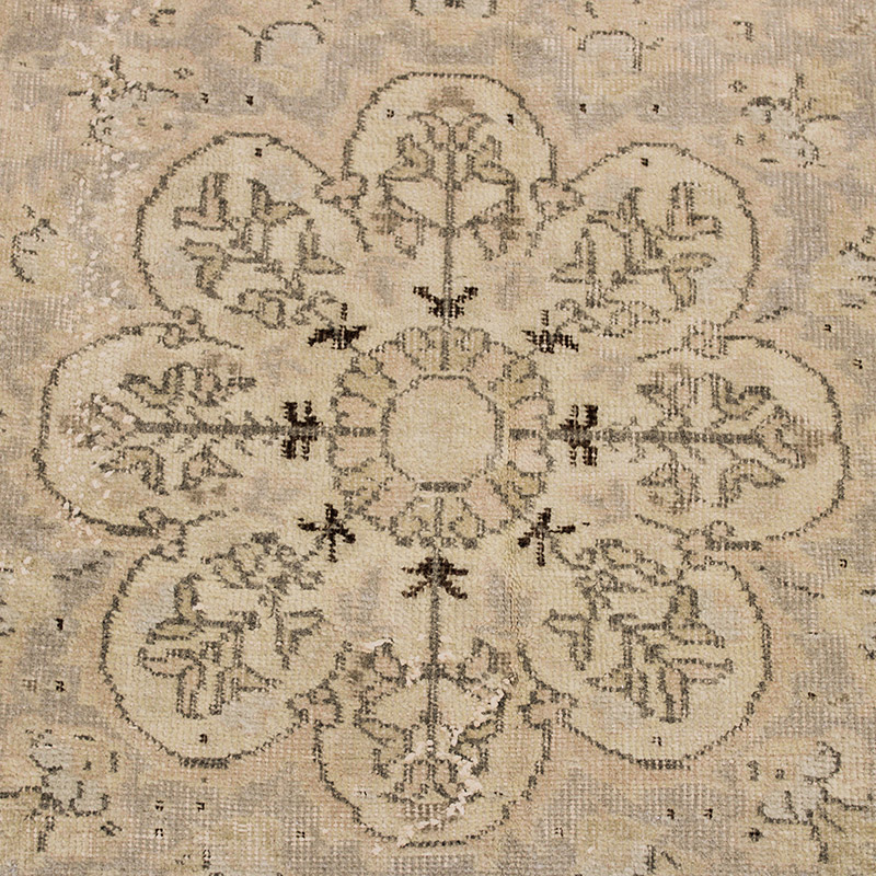 Vintage Turkish Hand-Knotted Rug - 6'  x 9' 6" (72" x 114") - K0085662