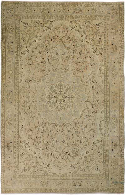 Vintage Turkish Hand-Knotted Rug - 6'  x 9' 6" (72" x 114")