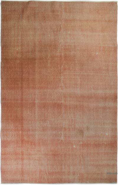 Over-dyed Vintage Hand-Knotted Turkish Rug - 6' 2" x 9' 10" (74" x 118")