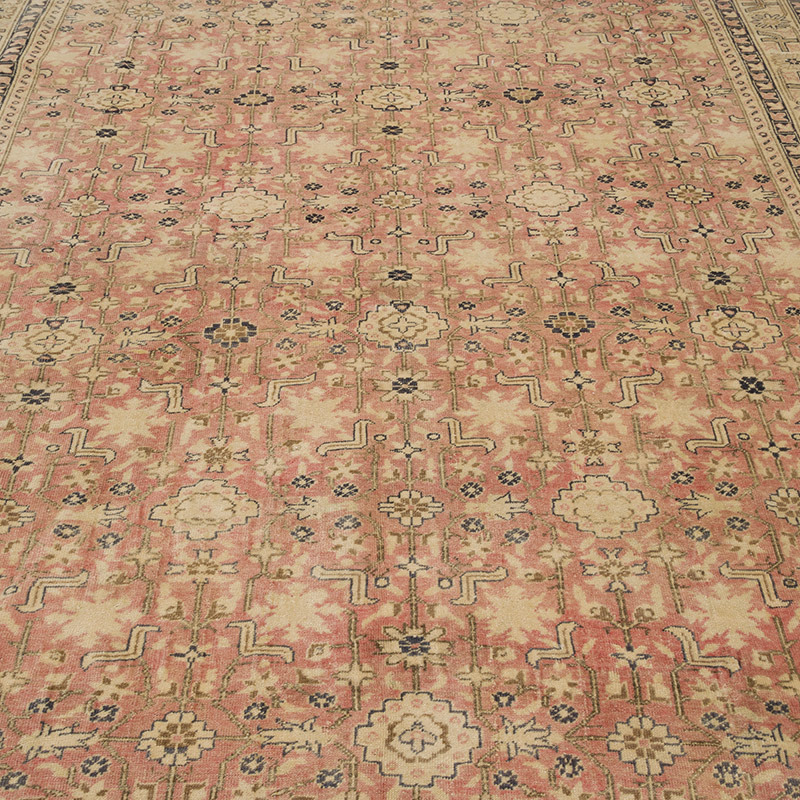 Vintage Turkish Hand-Knotted Rug - 6' 8" x 9' 8" (80" x 116") - K0085684