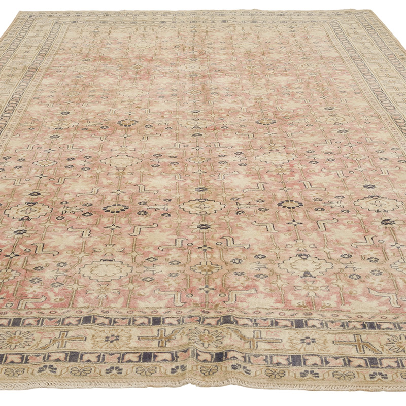Vintage Turkish Hand-Knotted Rug - 6' 8" x 9' 8" (80" x 116") - K0085684