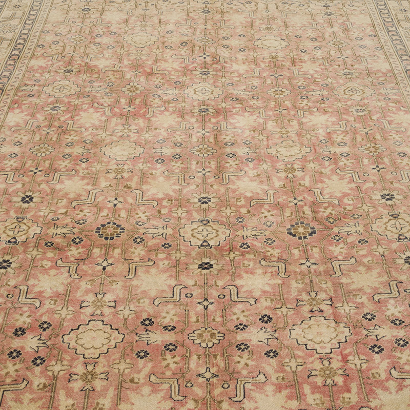 Vintage Turkish Hand-Knotted Rug - 6' 8" x 9' 8" (80" x 116") - K0085684