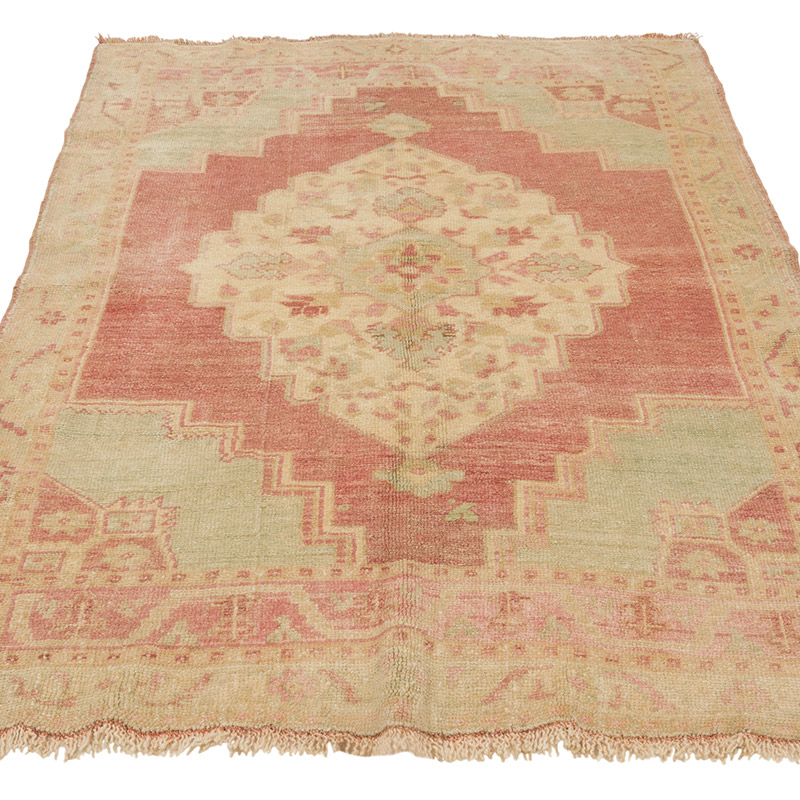 Vintage Turkish Hand-Knotted Rug - K0085685