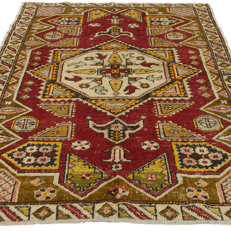 El Dokuma Vintage Halı - K0085686