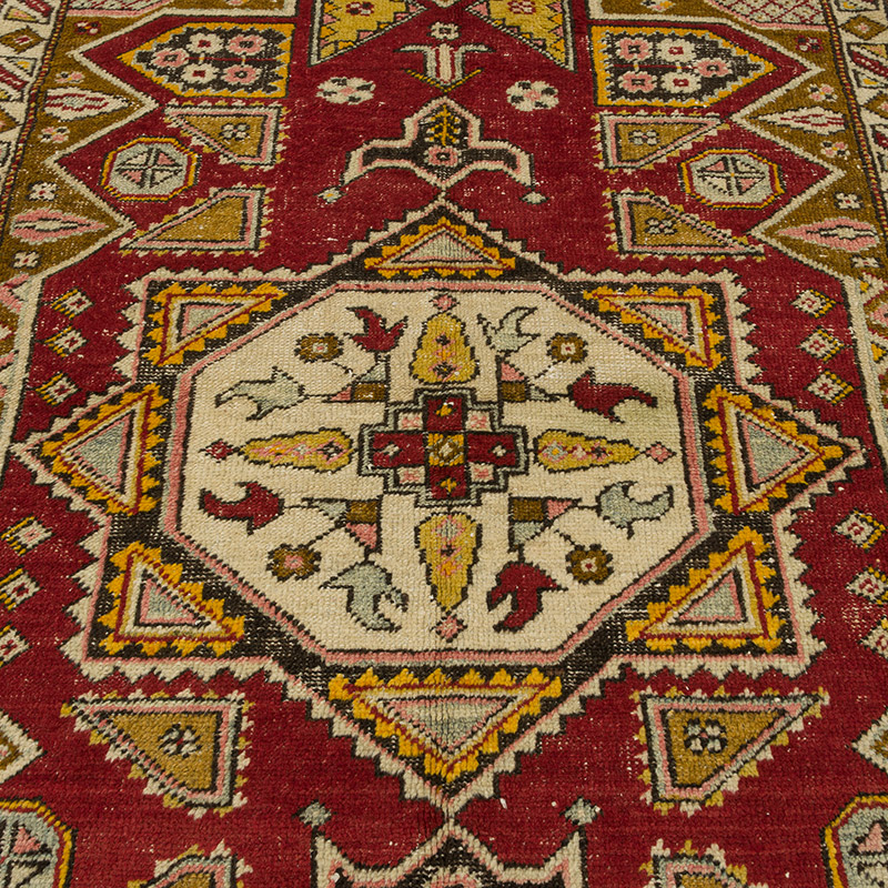 El Dokuma Vintage Halı - K0085686
