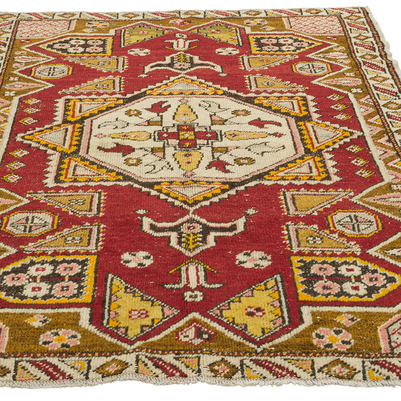 El Dokuma Vintage Halı - K0085686