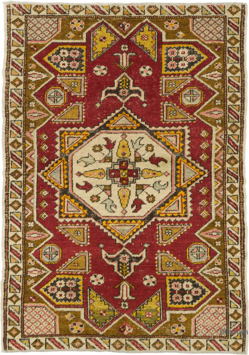 El Dokuma Vintage Halı - K0085686