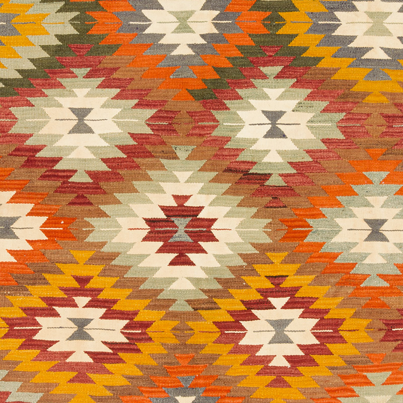 Vintage Afyon Kilim Rug - 5'  x 8' 2" (60" x 98") - K0085687