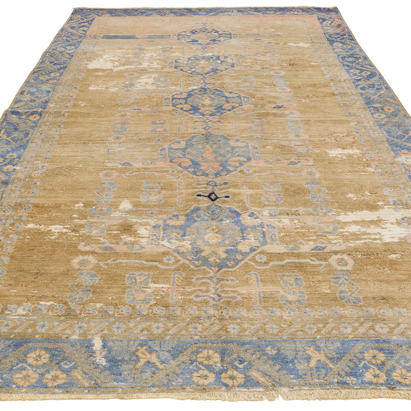 El Dokuma Vintage Halı - K0085689