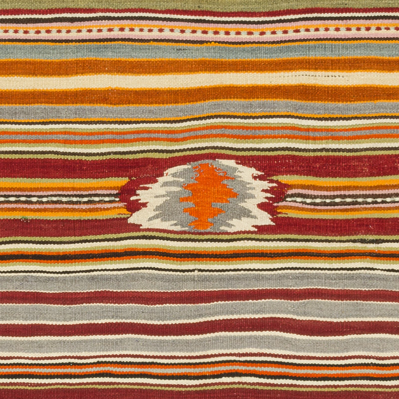 Vintage Konya Kilim Rug - 4' 7" x 6' 9" (55" x 81") - K0085696