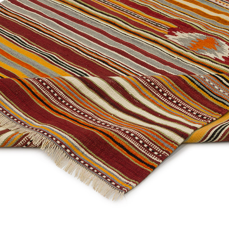 Vintage Konya Kilim Rug - 4' 7" x 6' 9" (55" x 81") - K0085696