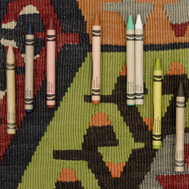 Vintage Manisa Kilim Rug - 6' 2" x 9' 7" (74" x 115") - K0085707
