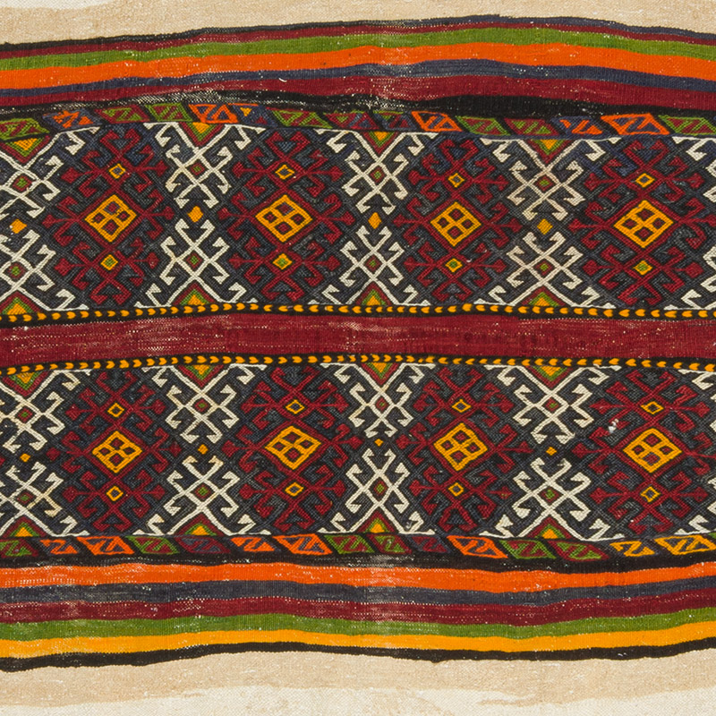 Sivas Kilim Vintage - 113 cm x 132 cm - K0085720