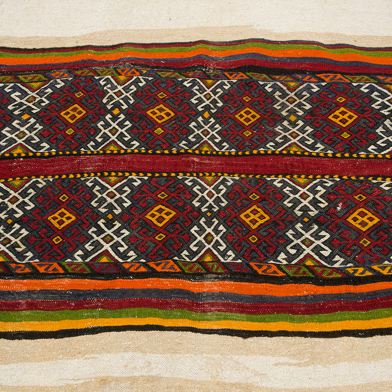 Sivas Kilim Vintage - 113 cm x 132 cm - K0085720
