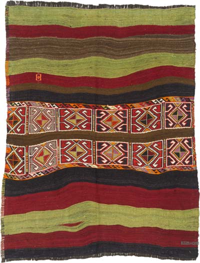 Vintage Malatya Kilimi - 128 cm x 162 cm