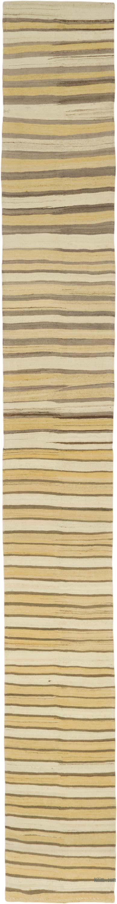 Kilim Vintage Turco de Pasillo - 74 cm x 565 cm
