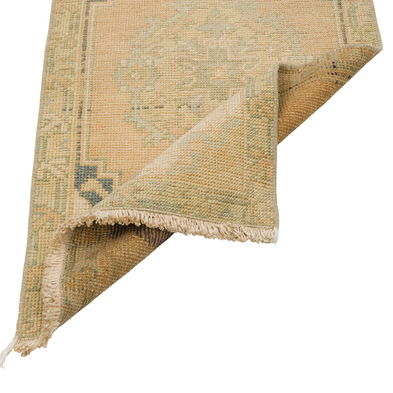El Dokuma Vintage Halı - 46 cm x 87 cm - K0085750