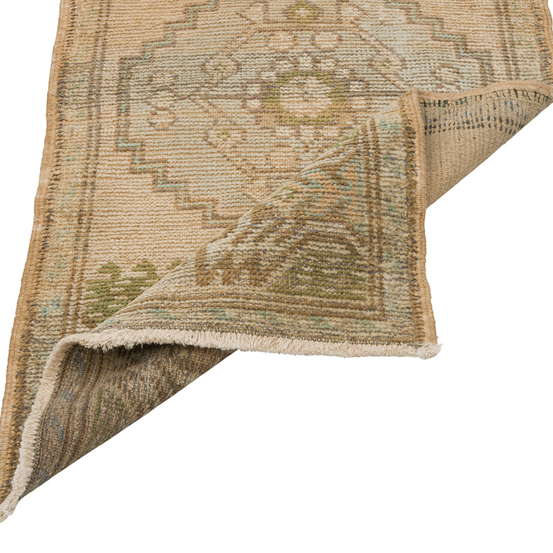 Vintage Turkish Hand-Knotted Rug - 1' 7" x 2' 10" (19" x 34") - K0085756