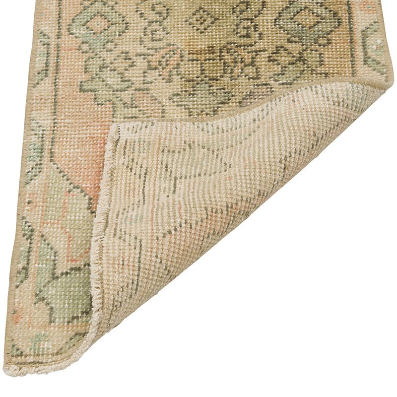 El Dokuma Vintage Halı - 42 cm x 88 cm - K0085764
