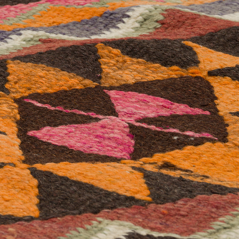 Corredor Vintage Herki Kilim - 92 cm x 330 cm - K0085777