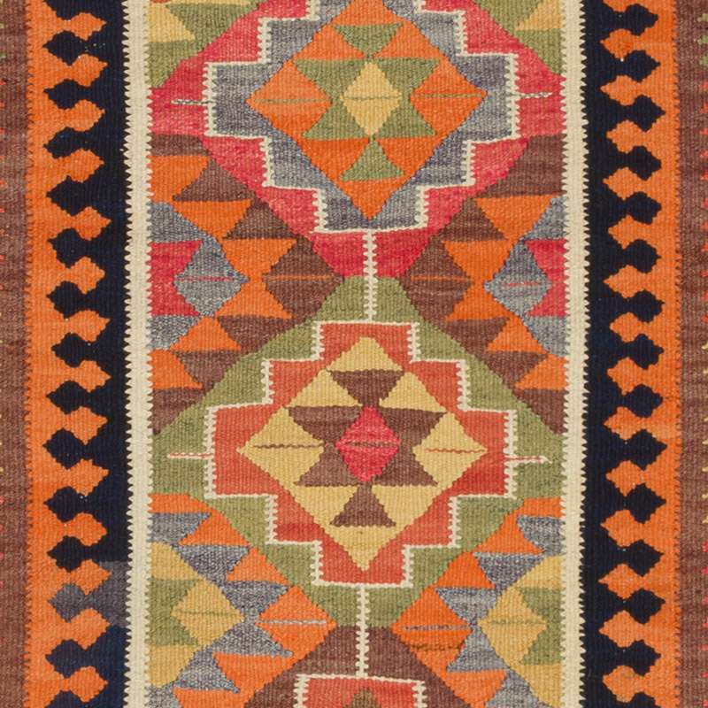 Corredor Vintage Herki Kilim - 100 cm x 326 cm - K0085778