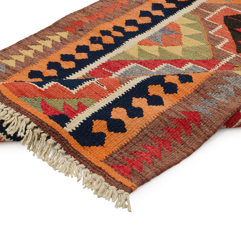 Corredor Vintage Herki Kilim - 100 cm x 326 cm - K0085778