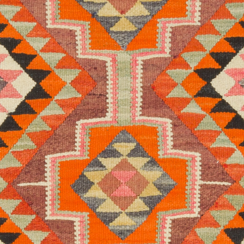 Vintage Herki Kilim Yolluk - 95 cm x 343 cm - K0085779