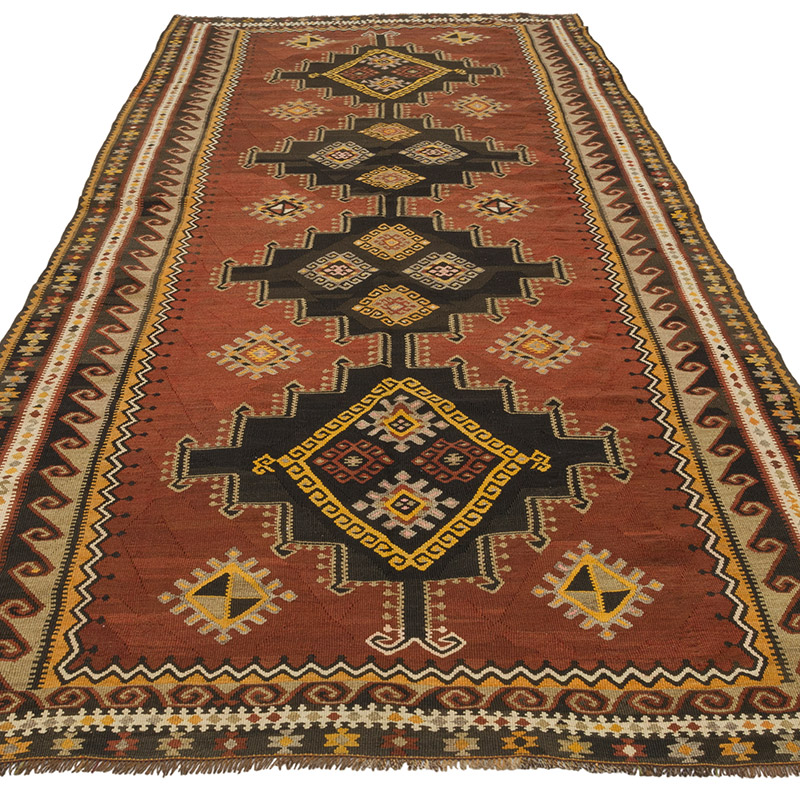 Alfombra Kars Kilim Vintage - 143 cm x 330 cm - K0085784