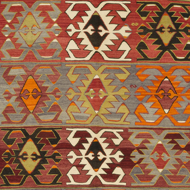 Alfombra Konya Kilim Vintage - 157 cm x 360 cm - K0085789